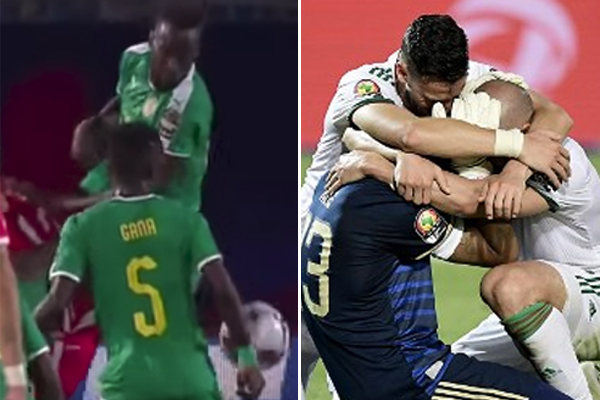 احتفالات جزائرية وحسرة تونسية في النصف النهائي