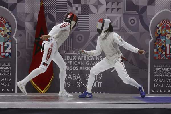 هيمنة مصرية على منافسات الألعاب الأفريقية في المغرب