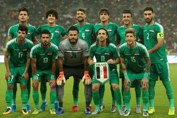 منتخب العراق قبل مواجهة هونغ كونغ ضمن تصفيات مونديال 2022 في 10 تشرين الاول/اكتوبر 2019