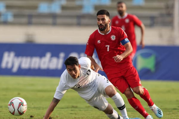 تعتبر النتيجة إيجابية نظرا للأوضاع التي مر بها المنتخب اللبناني بعد توقف الدوري المحلي