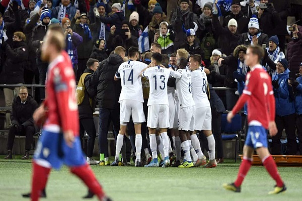 فنلندا إلى نهائيات كأس أوروبا للمرة الأولى في تاريخها