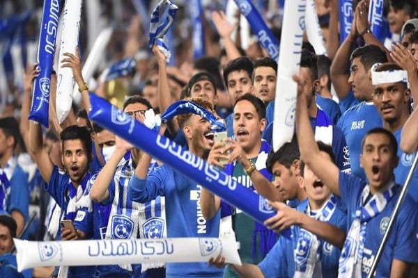 جماهير نادي الهلال السعودي