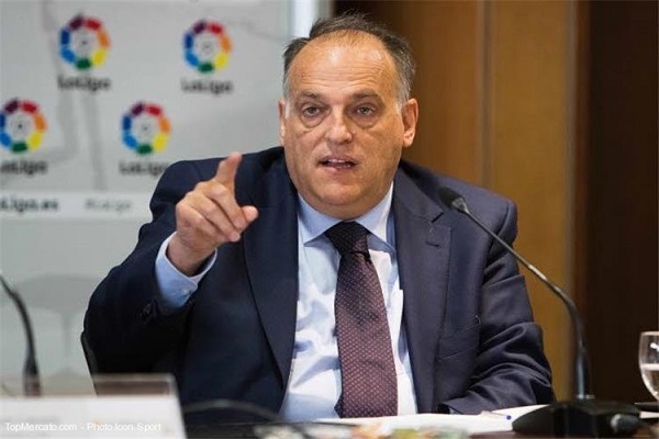 رئيس رابطة الدوري الإسباني لكرة القدم خافيير تيباس