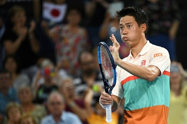 الاصابة تحرم الياباني نيشيكوري من بطولة أستراليا المفتوحة