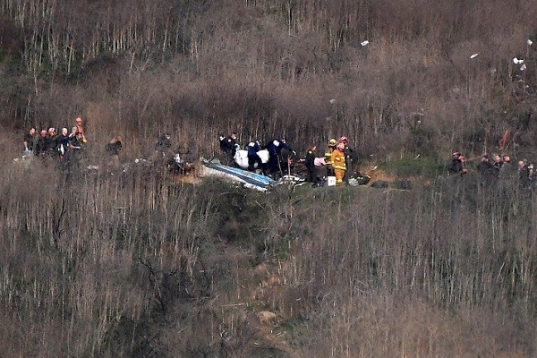 انتشال الجثث التسع في مكان تحطم الطائرة