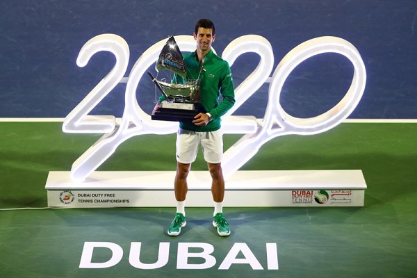 ديوكوفيتش يحرز لقب دورة دبي للمرة الخامسة