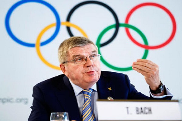  رئيس اللجنة الاولمبية الدولية الالماني توماس باخ