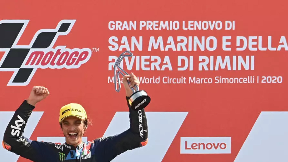 الإيطالي لوكا ماريني فائزًا بجائزة سان مارينو الكبرى الأحد
