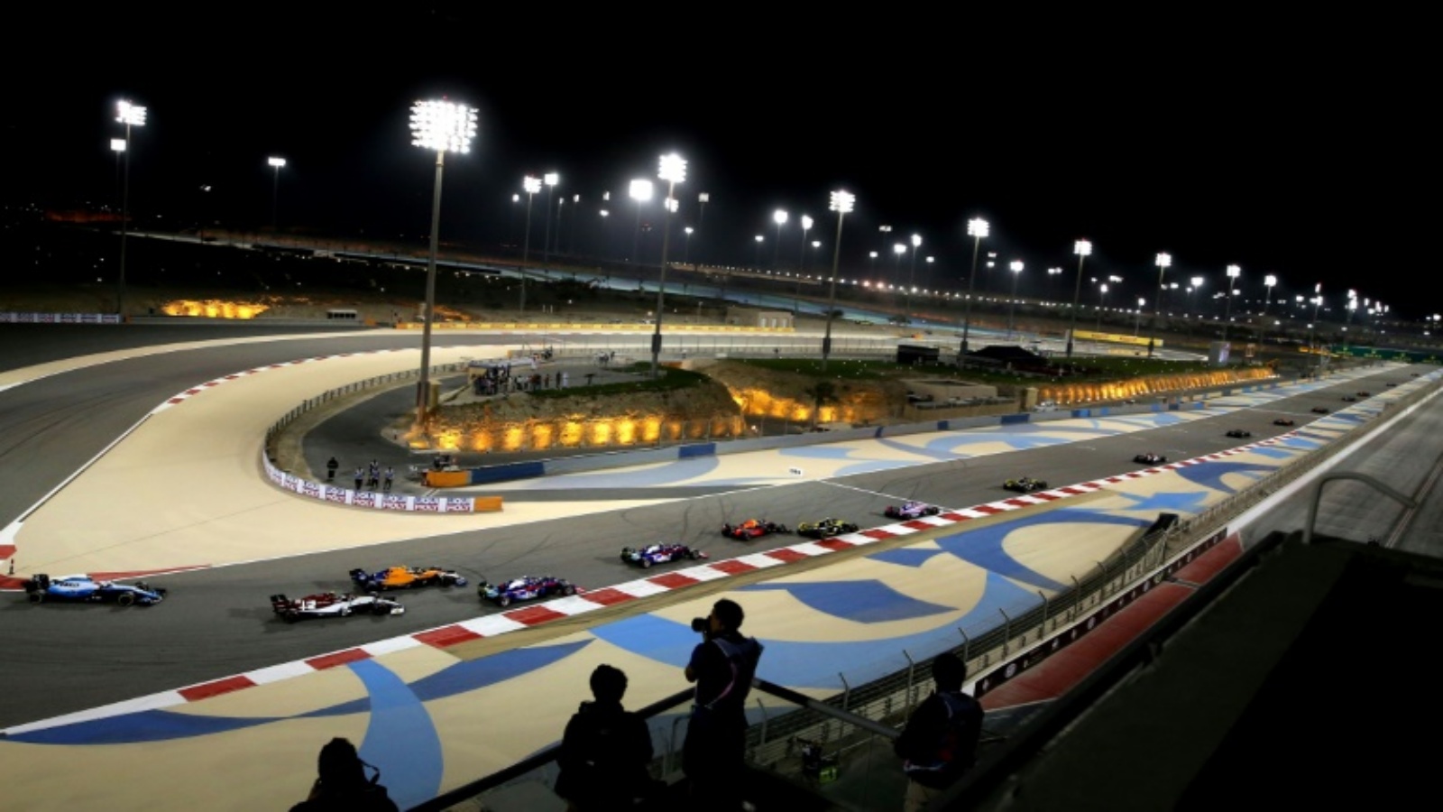 جانب من جائزة البحرين الكبرى ضمن بطولة العالم للفورمولا واحد، في 31 آذار/مارس 2019.