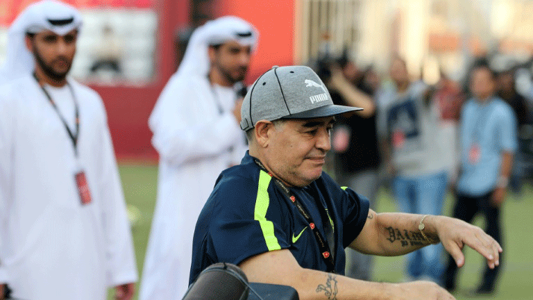 الإمارات حزينة على الأسطورة مارادونا الذي أحبها