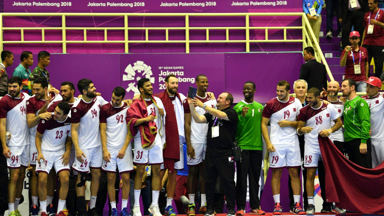 احرز منتخب قطر لكرة اليد بطولة اسيا اربع مرات تواليا
