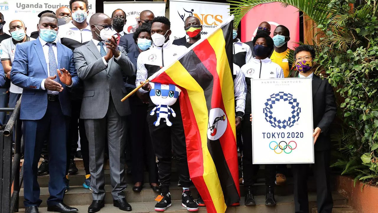 المنتخب الأولمبي الأوغندي للملاكمة في العاصمة 