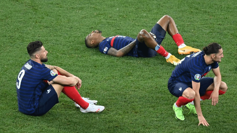 انتهت ليلة بوخارست بحزن كبير للاعبي منتخب فرنسا