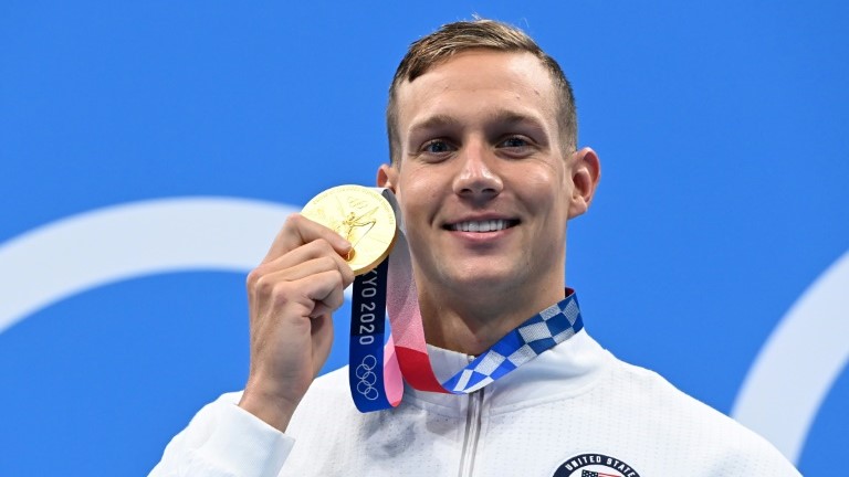 السباح الاميركي كايليب دريسل يغادر أولمبياد طوكيو مع خمس ميداليات ذهبية