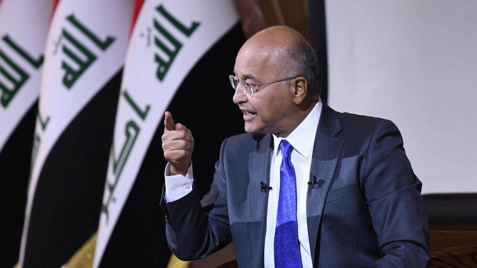 الرئيس العراقي برهم صالح داعيا الاربعاء 18 أغسطس 2021 الى انتخابات تحقق اصلاحا وتغييرا (الصورة من موقع الرئاسة)