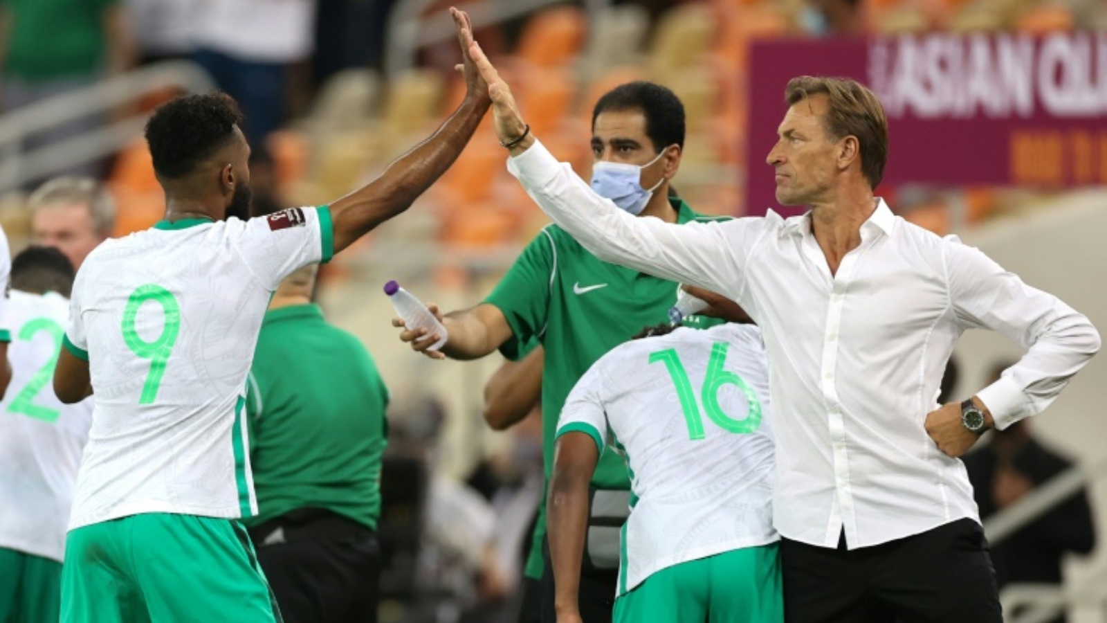 البريكان سجّل هدفاً ثميناً للسعودية في مرمى اليابان ضمن تصفيات مونديال قطر 2022.