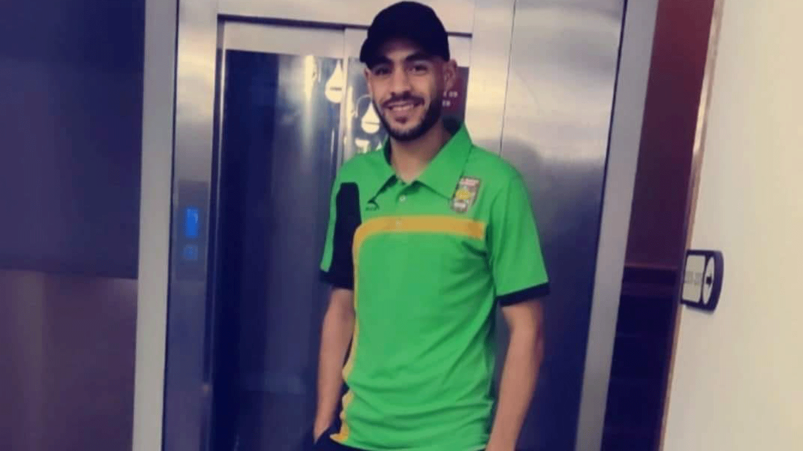 صورة من صفحة نادي مولودية سعيدة على فيسبوك للاعب الجزائري سفيان لوكار الذي توفي عن 30 سنة خلال مباراة في دوري الدرجة الثانية لكرة القدم الجزائرية.