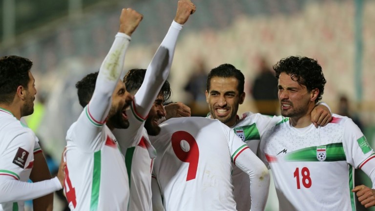 احتفل الايرانيون بعد تسجيل مهدي طارمي هدف الفوز على العراق في تصفيات مونديال 2022