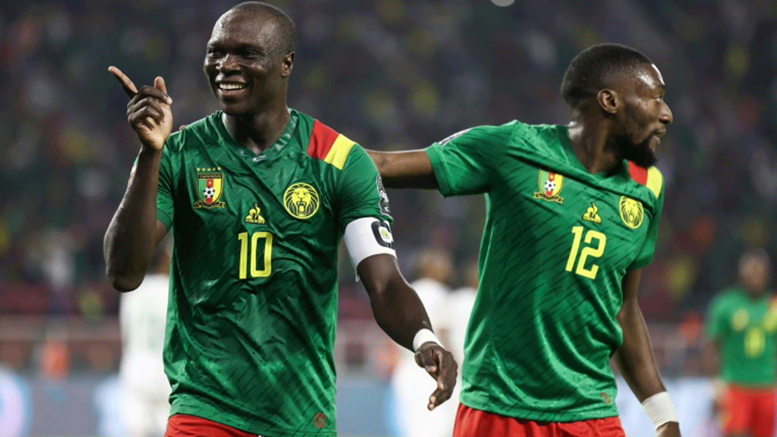 الثنائي الكاميروني فنسان أبو بكر وكارل توكو-إيكامبي سجلا جميع أهداف منتخب بلادهما خلال النسخة الـ 33 من كأس أمم إفريقيا في الكاميرون