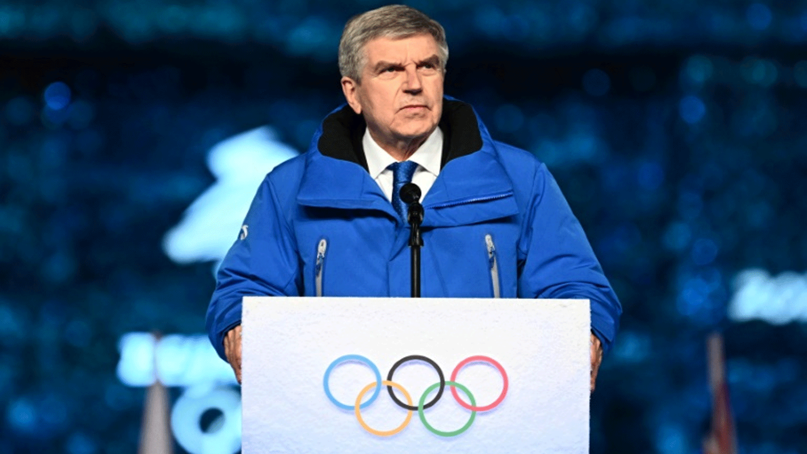 رئيس اللجنة الأولمبية الدولية توماس باخ يُجدد دعوته للسلام التي أطلقها في خطابه في حفلي الافتتاح والختام للألعاب الأولمبية الشتوية 2022 في بكين
