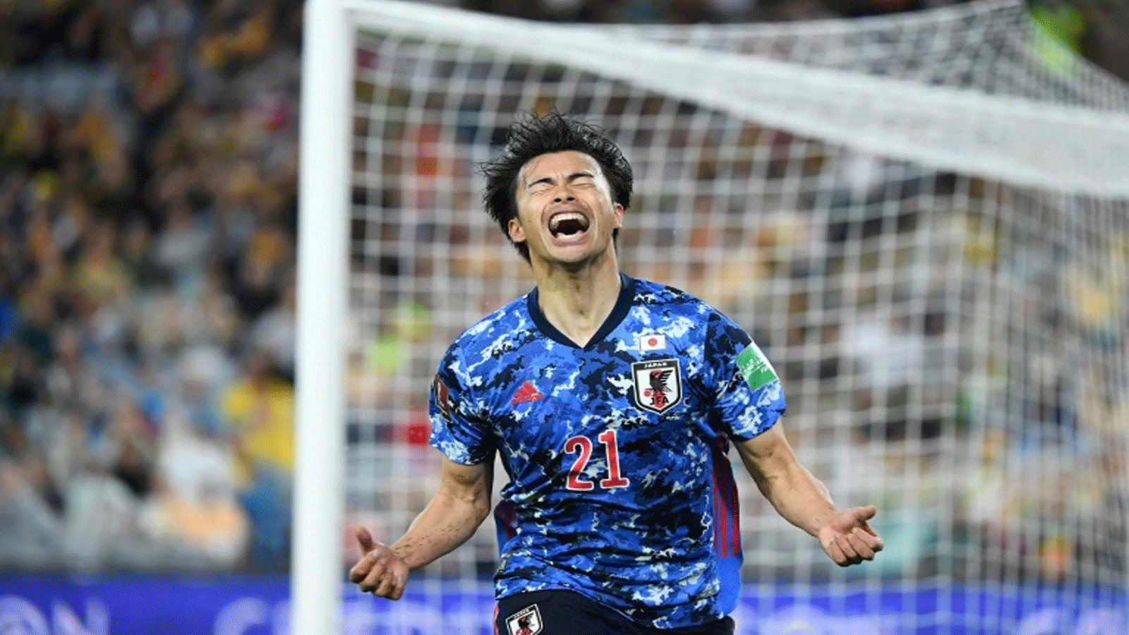 كاورو ميتوما سجل هدفي الفوز لليابان على أستراليا في تصفيات مونديال 2022