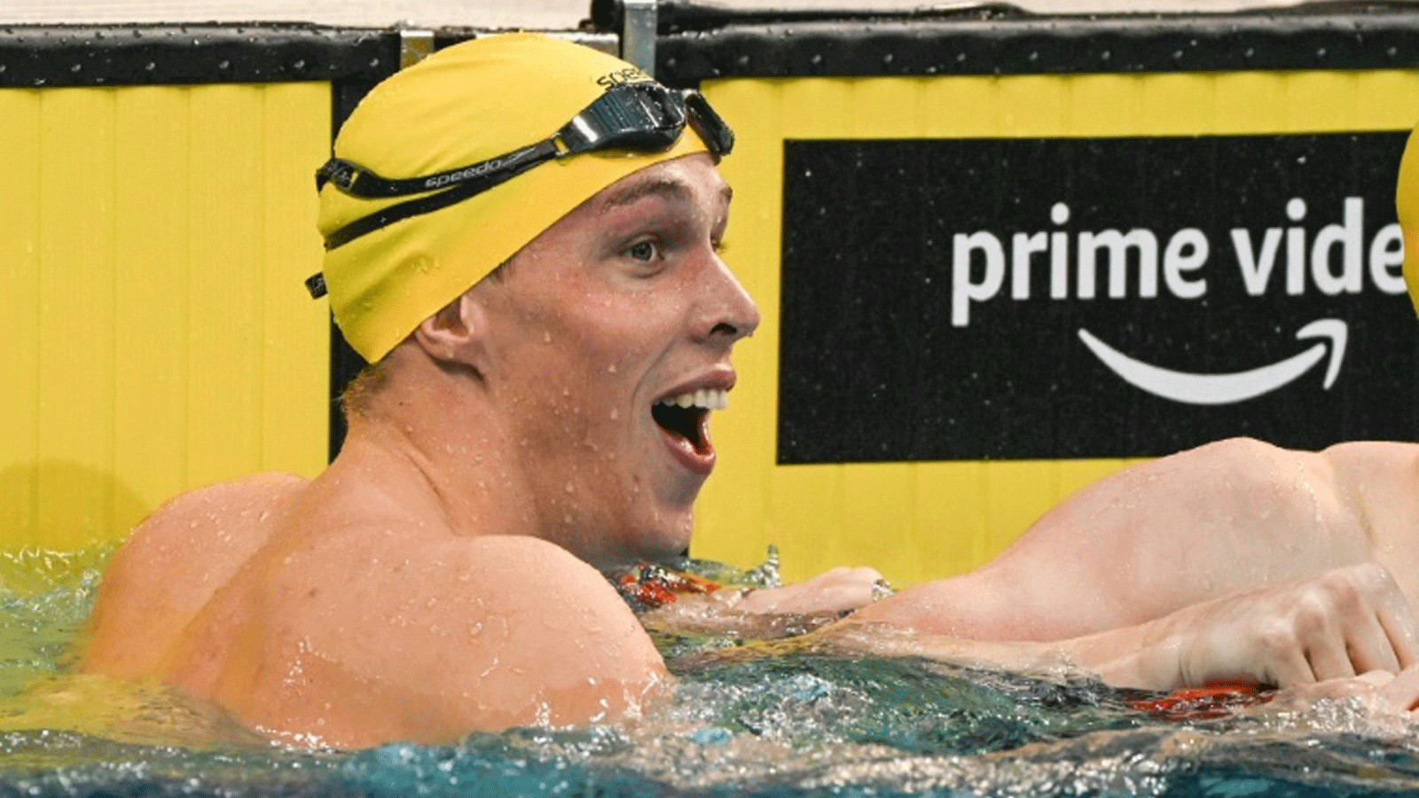 الاسترالي زاك ستابلتي-كوك بعد تسجيله رقماً قياسياً في سباق 200 م صدراً خلال بطولة أستراليا للسباحة. أديلايد في 19 أيار/مايو 2022