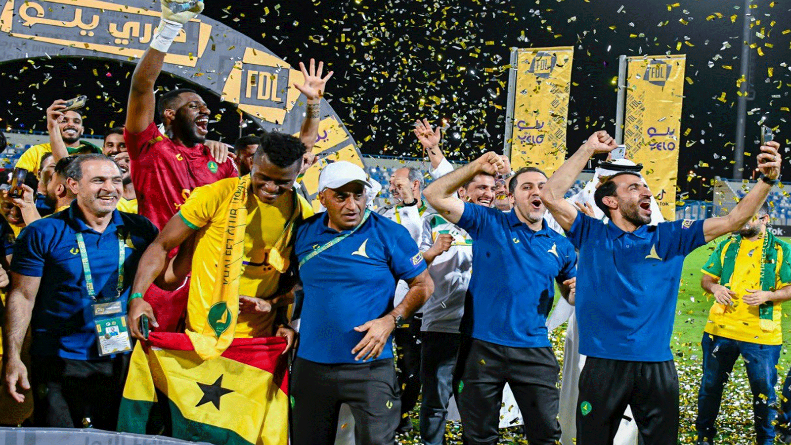 صعود الخليج والعدالة والوحدة الى دوري الأضواء