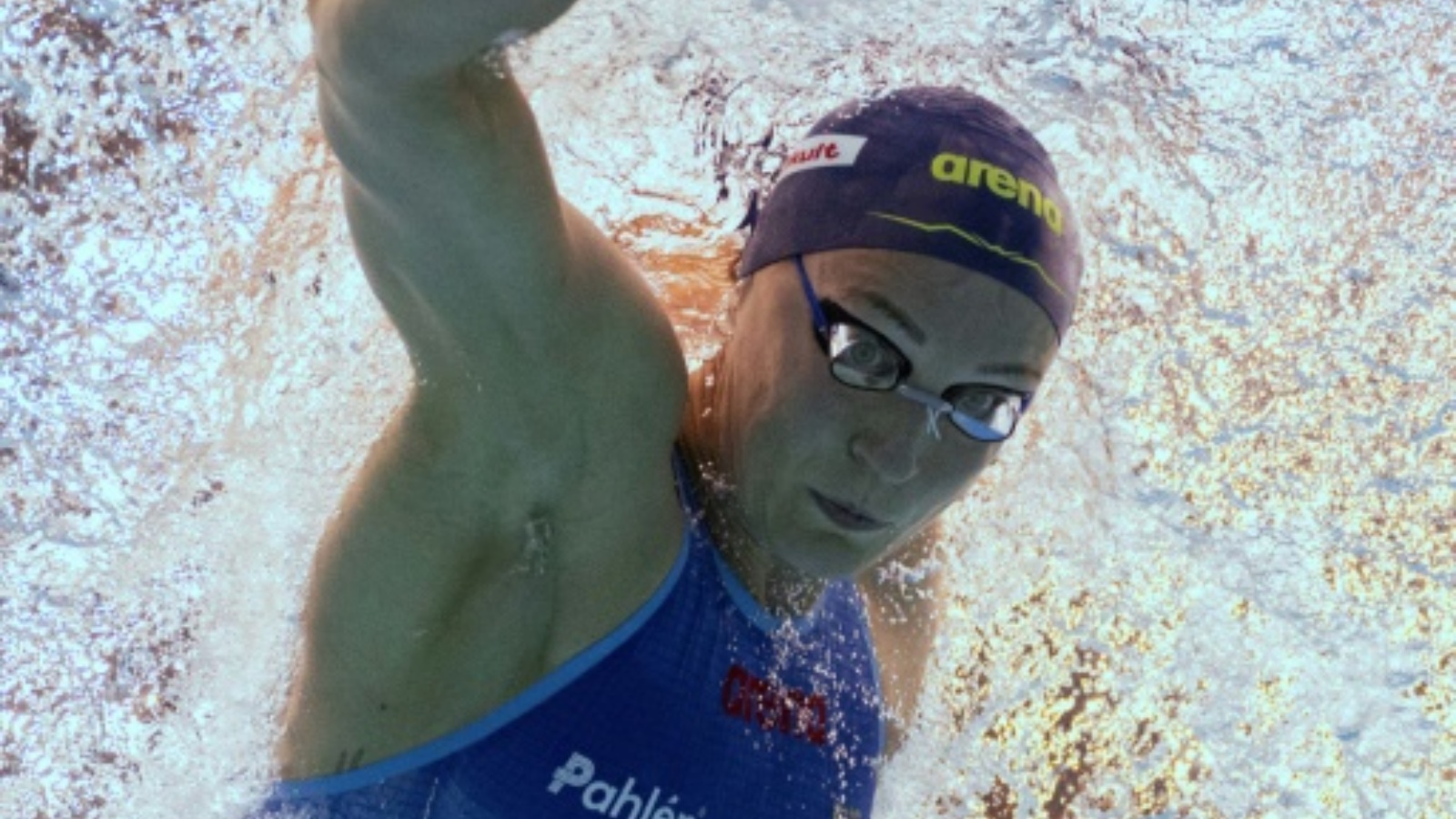 السويدية ساره سيوستروم خلال نهائي سباق 50 م حرة في بطولة العالم للسباحة. بودابست في 25 يونيو 2022