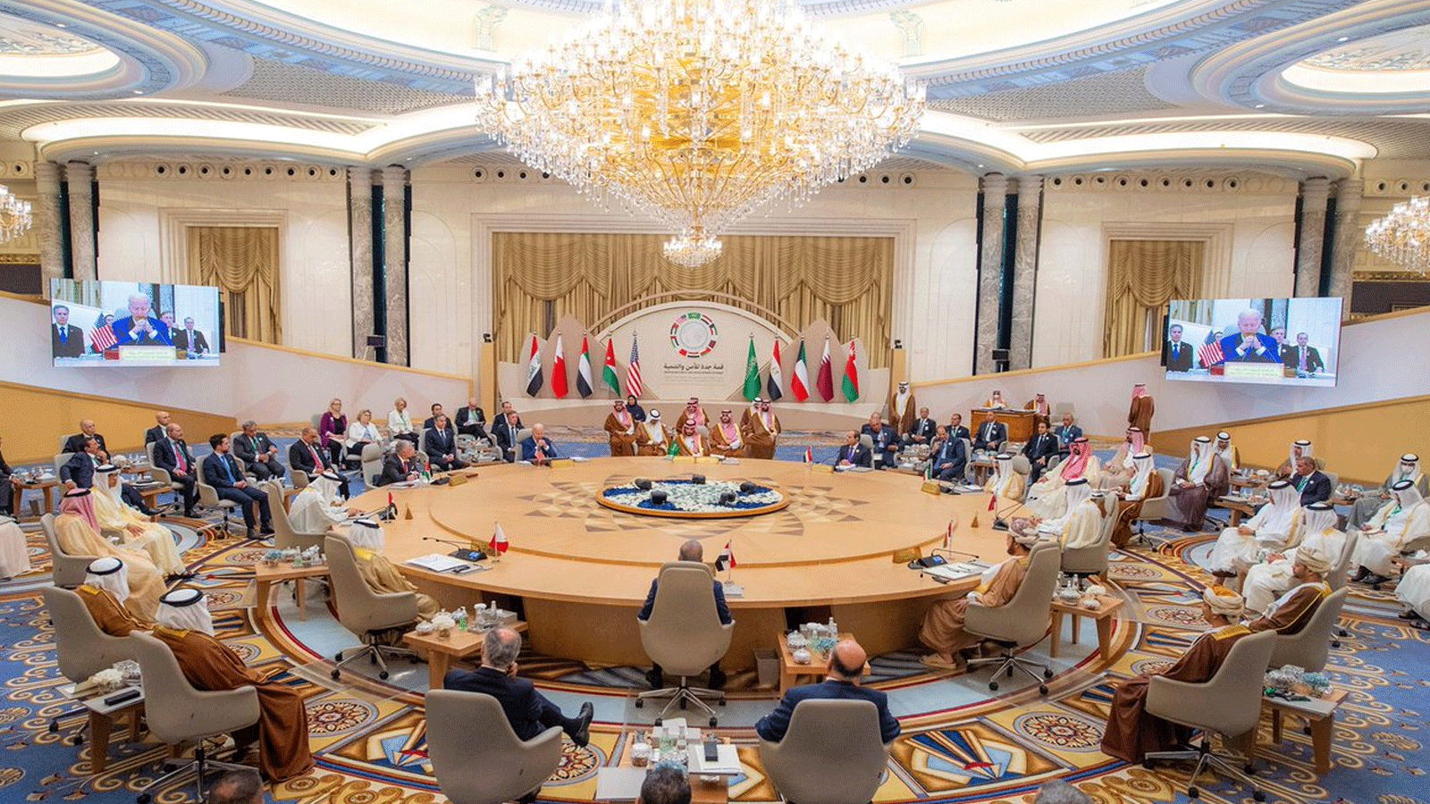 المجتمعون في قمة جدة للأمن والتنمية