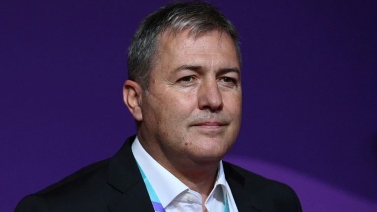 الكرواتي دراغان سكوتشيتش مدرب إيران خلال قرعة مونديال قطر في الدوحة. 1 نيسان/أبريل 2022