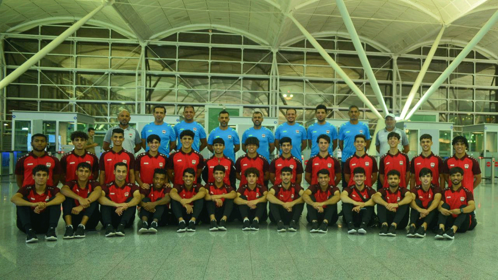 منتخب الشَباب العراقي خلال تدريباته في المعسكر الداخلي، في محافظةِ أربيل استعداداً للتصفياتِ المؤهلة إلى نهائياتِ كأس آسيا للشباب