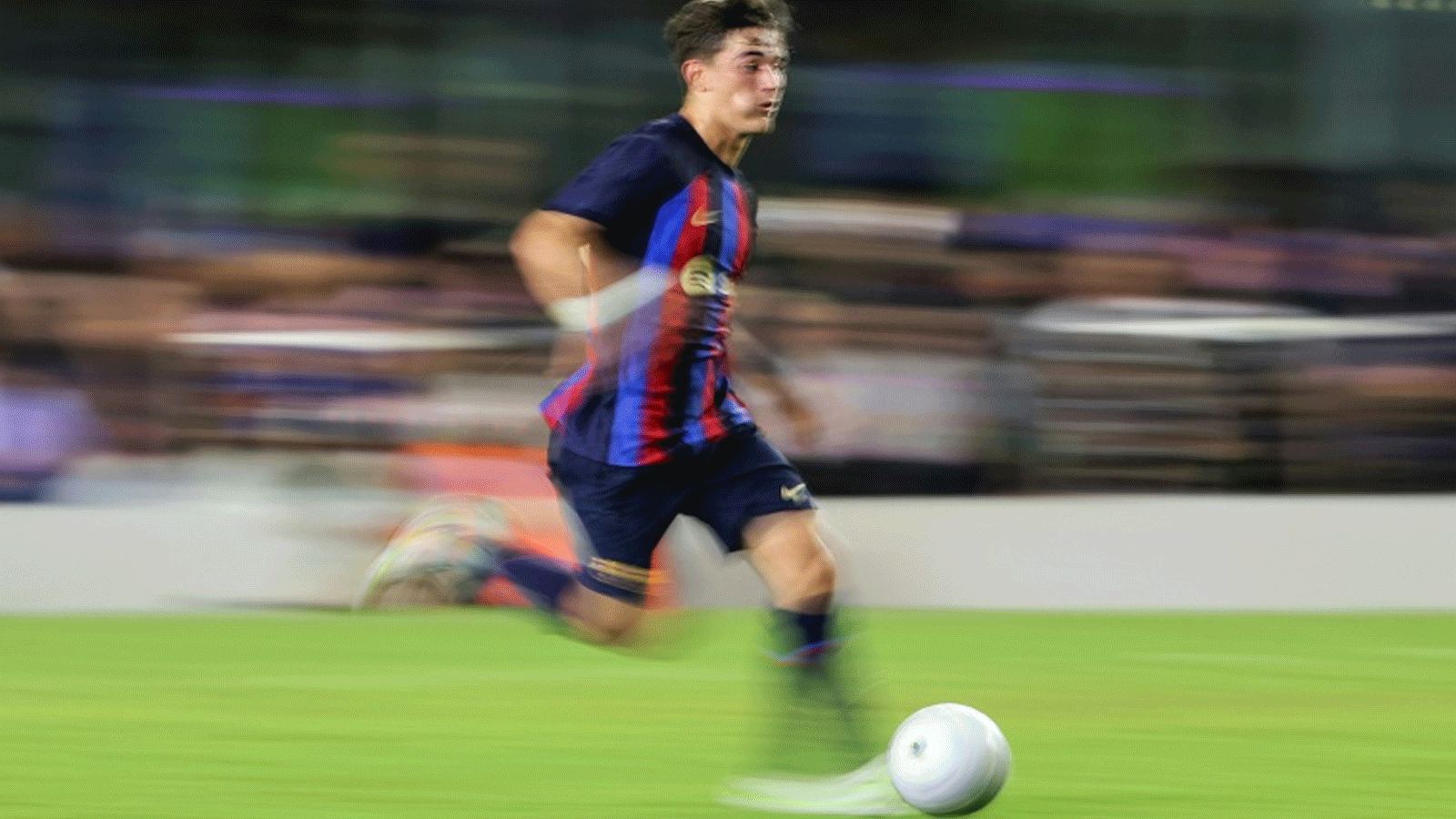 شارك غافي في مباريات برشلونة السبع هذا الموسم