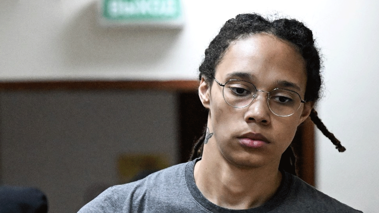 لاعبة كرة السلة الأميركية بريتني غراينر التي حُكم عليها في روسيا بالسجن لمدة تسع سنوات بتهمة تهريب المخدّرات