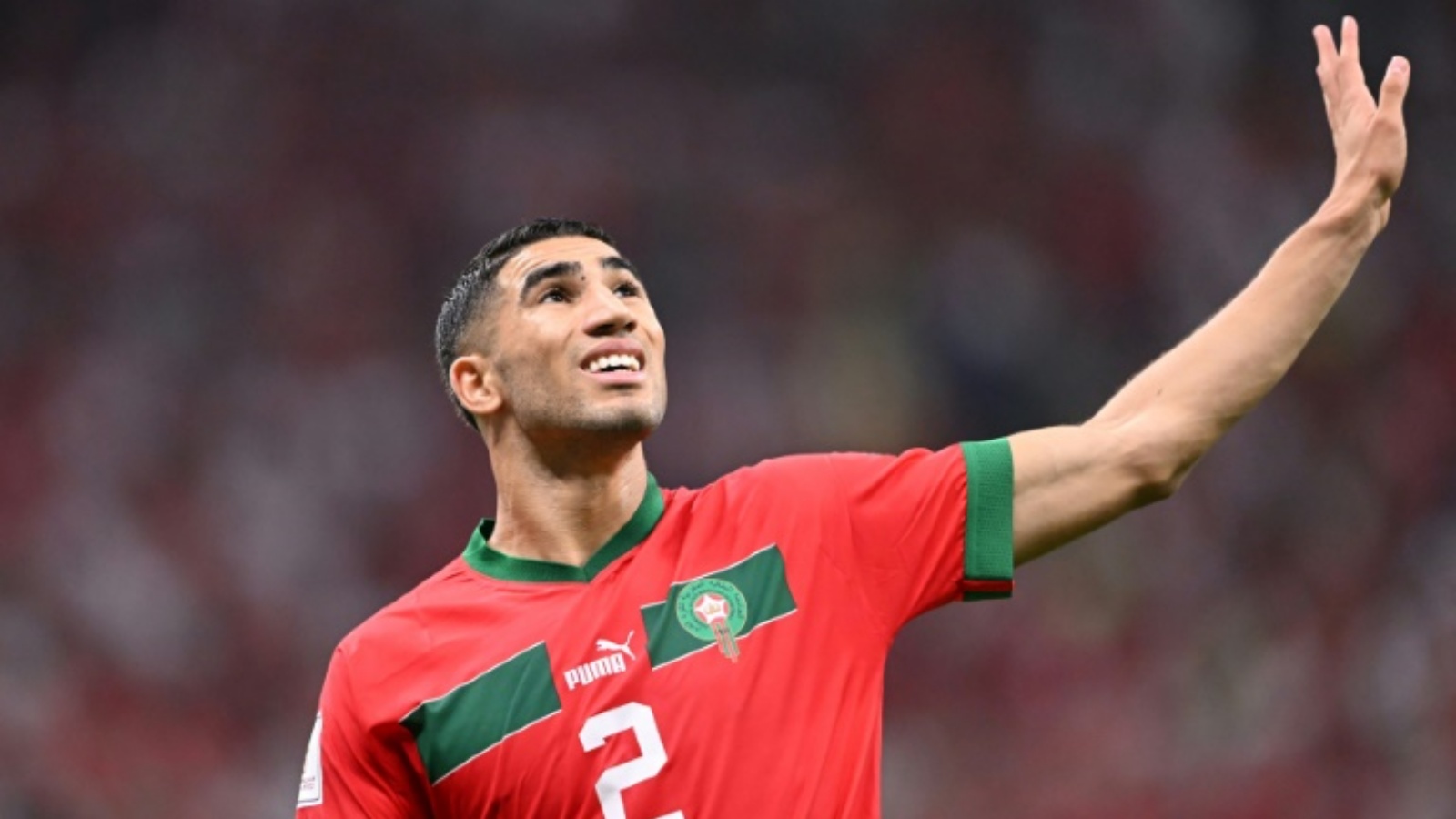 اللاعب المغربي أشرف حكيمي 