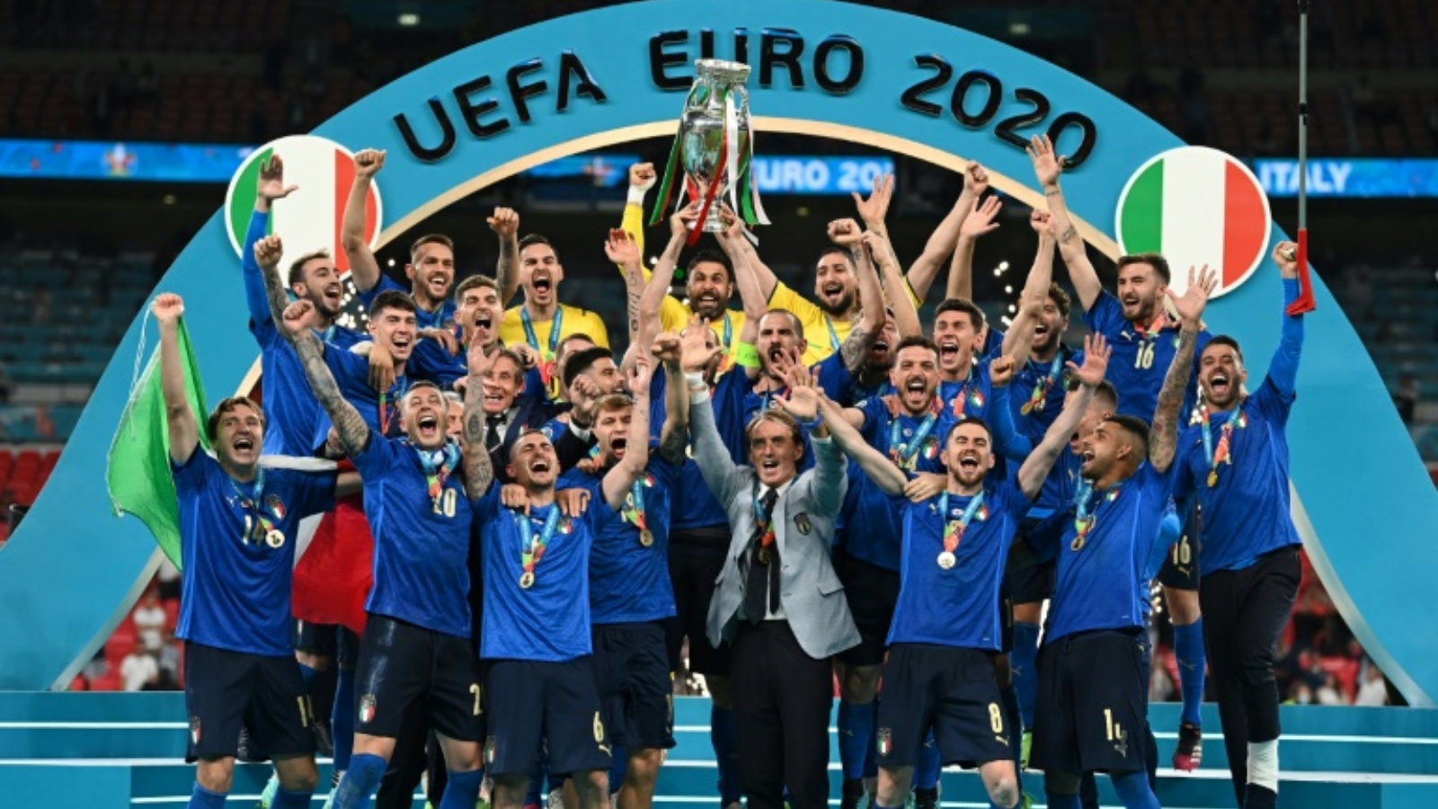 أحرزت إيطاليا عام 2021 كأس أوروبا للمرة الثانية في تاريخها