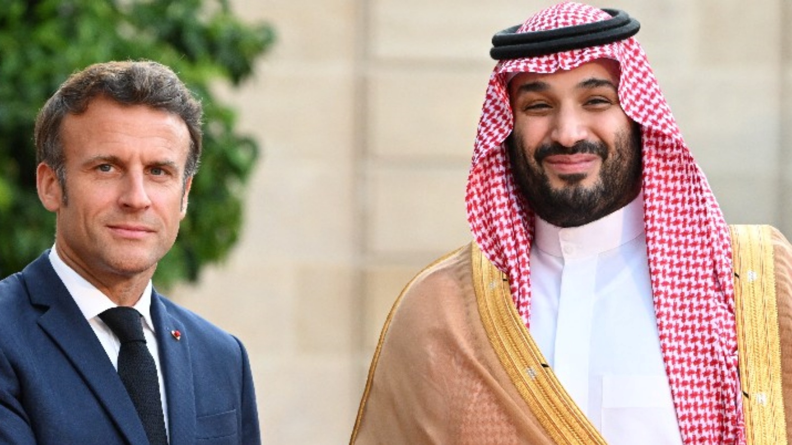 ولي العهد السعودي محمد بن سلمان والرئيس الفرنسي إيمانويل ماكرون (أرشيفية)
