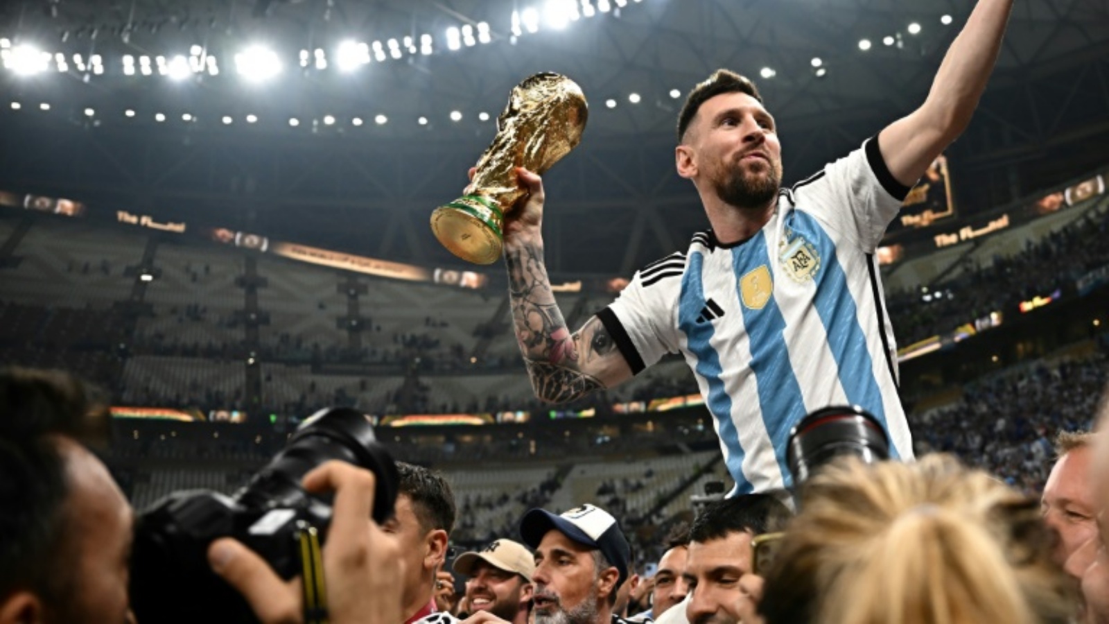 قاد ميسي الأرجنتين في مونديال قطر 2022 الى لقبها الثالث في كأس العالم والاول منذ 1986