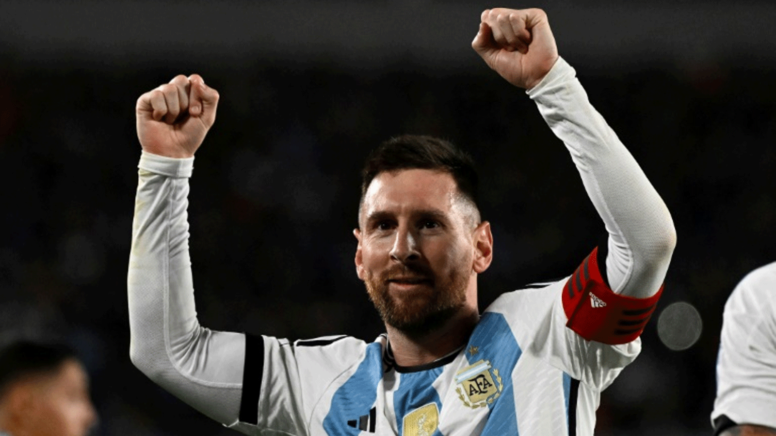 ليونيل ميسي يسجّل هدف فوز الأرجنتين على الإكوادور 1-0 في المباراة الافتتاحية بتصفيات كأس العالم 2026 في بوينوس أيريس في 8 أيلول/سبتمبر 2023