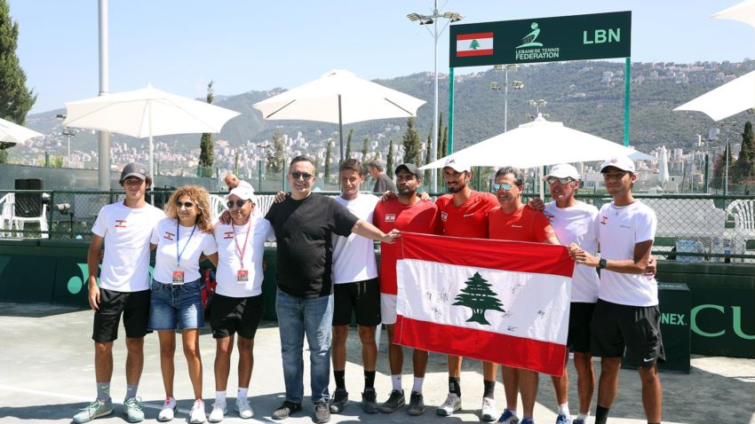 لبنان يستضيف اليابان في كأس ديفيس في القاهرة