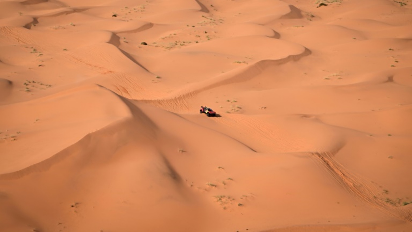 سائق برودرايف الفرنسي سيباستيان لوب خلال المرحلة الثامنة بين الدوادمي وحائل من رالي دكار في المملكة العربية السعودية في 15 كانون الثاني (يناير) 2024