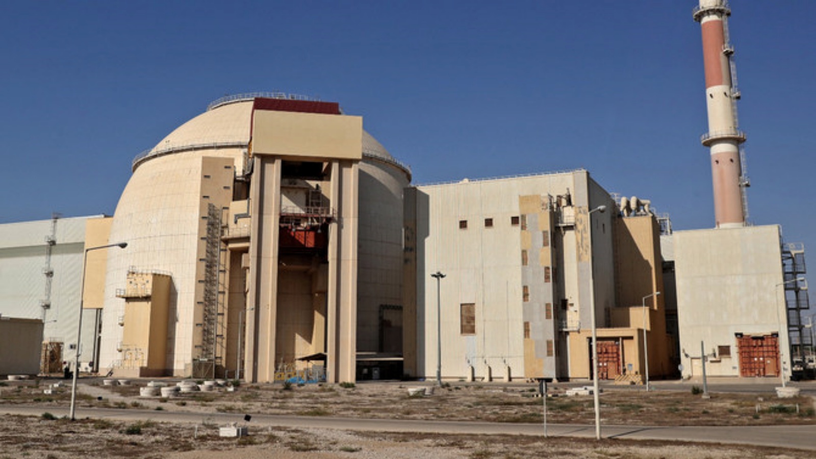 محطة بوشهر للطاقة النووية الإيرانية جنوب شرق المدينة التي تحمل الاسم نفسه، 8 تشرين الأول (أكتوبر) 2021