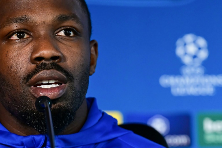 المهاجم الفرنسي لإنتر الإيطالي ماركوس تورام خلال مؤتمر صحافي، أبيانو جنتيلي، إيطاليا، في 26 أيار/مايو 2025