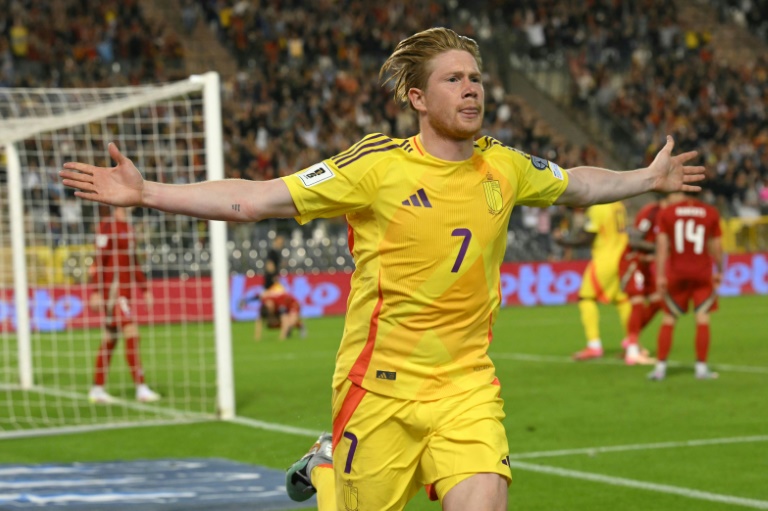 كيفن دي بروين يهدي بلجيكا فوزا قاتلا على ويلز 4-3 ضمن تصفيات أوروبا المؤهلة الى كأس العالم 2026 في كرة القدم، الاثنين 9 حزيران/يونيو 2025