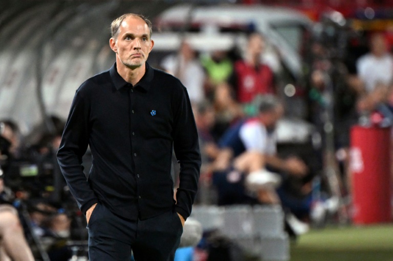 المدرب الالماني لانكلترا توماس توخل خلال المباراة ضد صربيا في تصفيات مونديال 2026 لكرة القدم. بلغراد في 9 ايلول/سبتمبر 2025