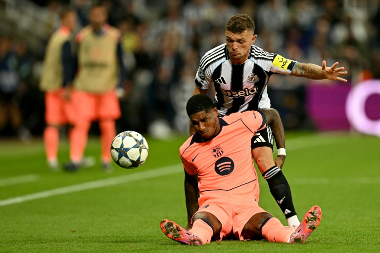 سجل راشفورد هدفي الفوز لبرشلونة على نيوكاسل في دوري الأبطال