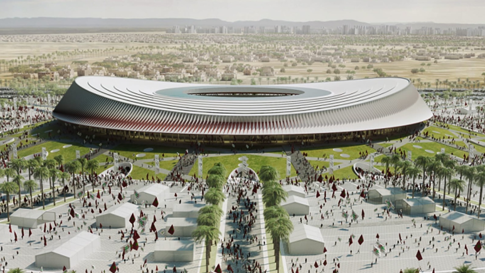 ى الملاعب التي ستحتضمن مباريات كأس العالم 2030 بالمغرب