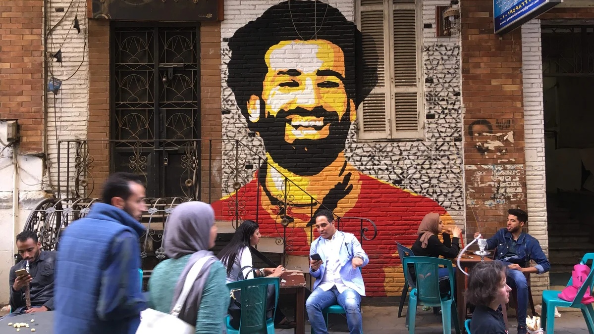 جدارية لنجم مصر وليفربول محمد صلاح في شوارع القاهرة