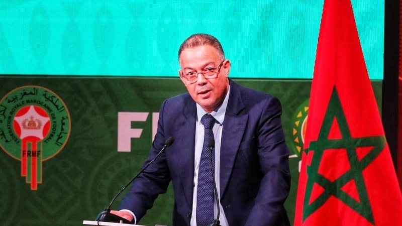 فوزي لقجع رئيس الجامعة الملكية لكرة القدم المغربية