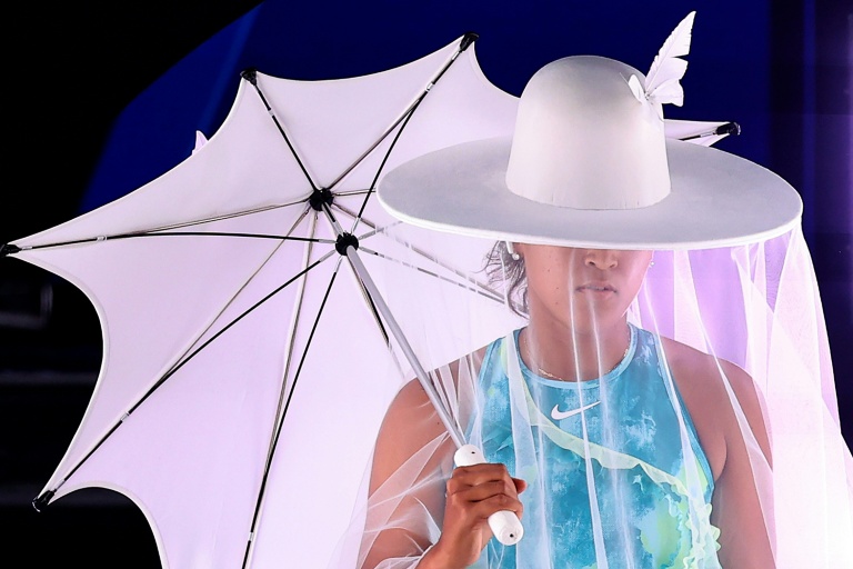 ارتدت أوساكا أزياء لافتة قبل مواجهة الكرواتية أنتونيا روجيتش في بطولة أستراليا المفتوحة