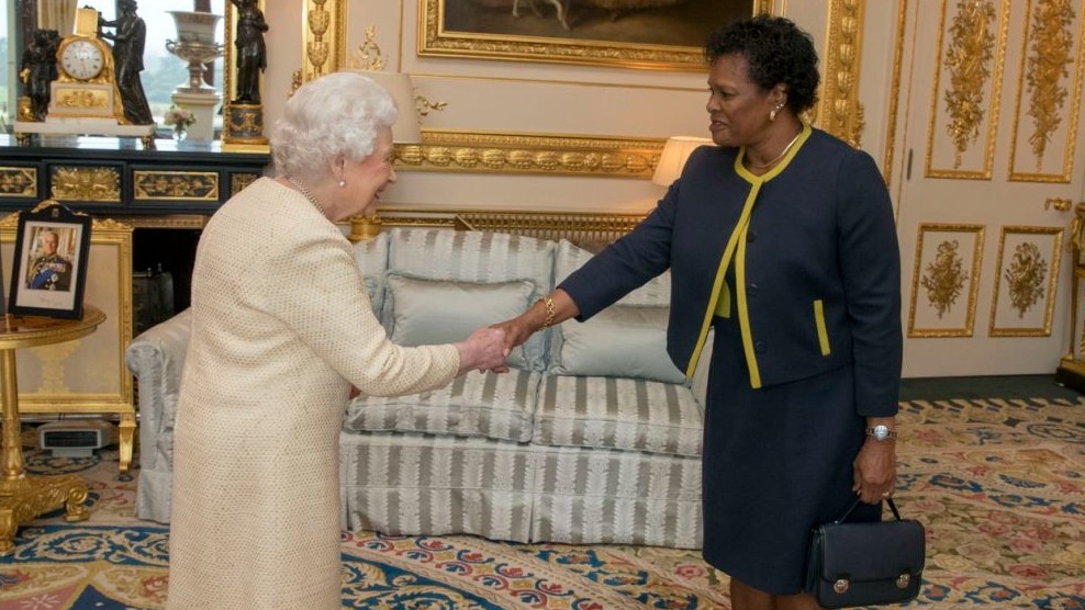 الملكة مستقبلة الحاكم العام لباربادوس الليدي مايسون 2018 